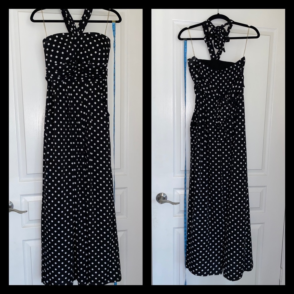 Black and White Polka Dot Dress - Picture 1 of 2